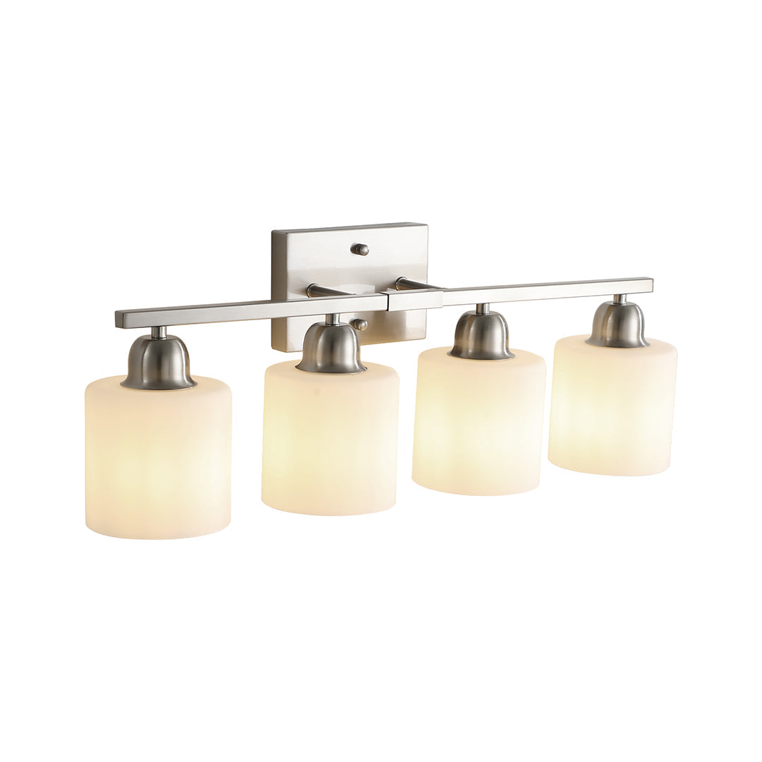 Modern Bathroom Vanity Lights Minimalist Glass Mirror Light Wall Sconce Fixture Stylish LED Lighting for Home Bath Decor Adjustable Brightness Energy Efficient Design Classic Elegance Easy Installation Contemporary Illuminated Mirror Lighting Best for Sma
