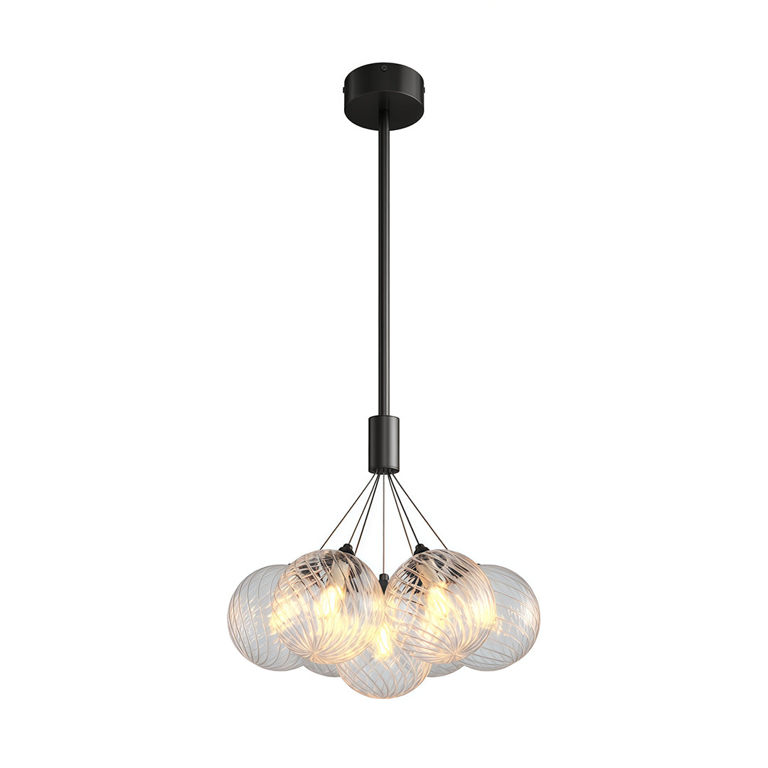 Modern Bubble Chandelier Minimalist Copper Ceiling Light