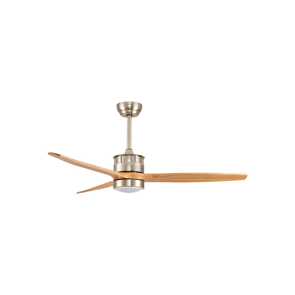 Contemporary LED Ceiling Fan with Remote Control and Light