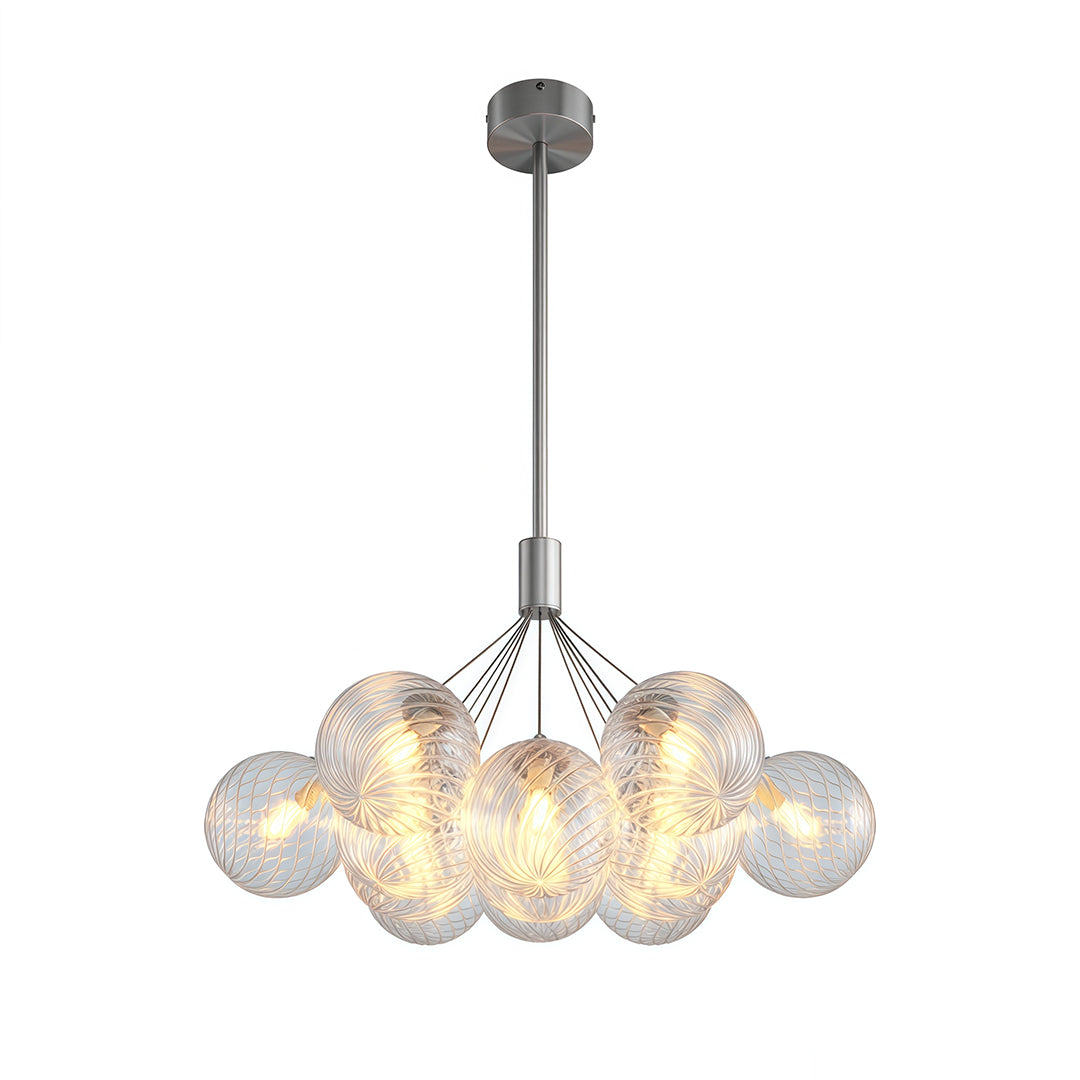 Modern Bubble Chandelier Minimalist Copper Ceiling Light