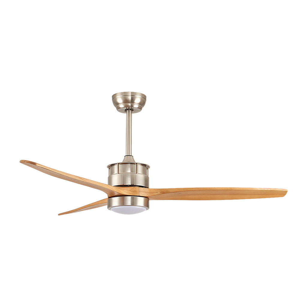 Contemporary LED Ceiling Fan with Remote Control and Light