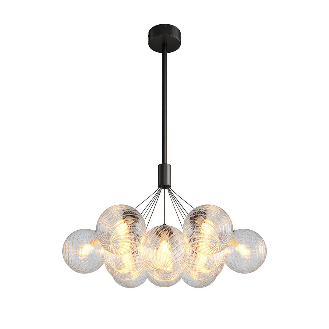 Modern Bubble Chandelier Minimalist Copper Ceiling Light