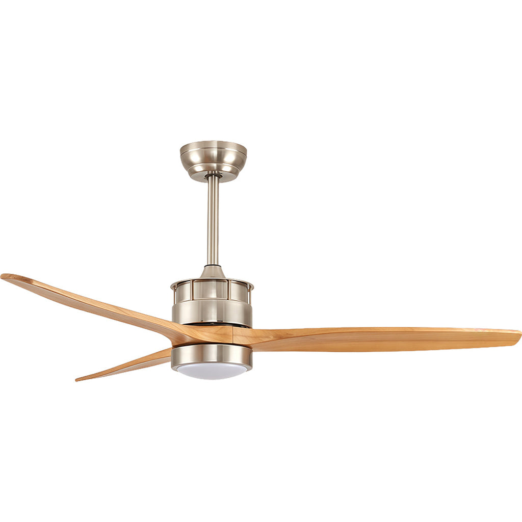 Contemporary LED Ceiling Fan with Remote Control and Light