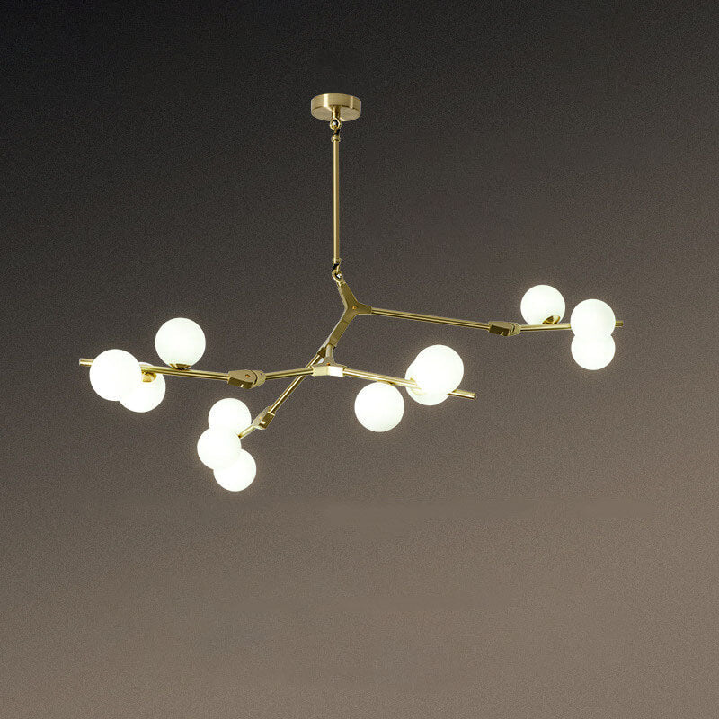 Modern Creative Magic Bean Branch Chandelier - 12/18/24 Light Glass Fixture, Elegant Design, Statement Lighting, Home Decor, Hanging Lamp, Unique Ceiling Fixture, Contemporary Style, Dining Room, Living Room, Bedroom Lighting