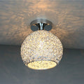 Contemporary Scandinavian Iron Aluminum Weaving Ball Semi-Flush Ceiling Light for Hallway