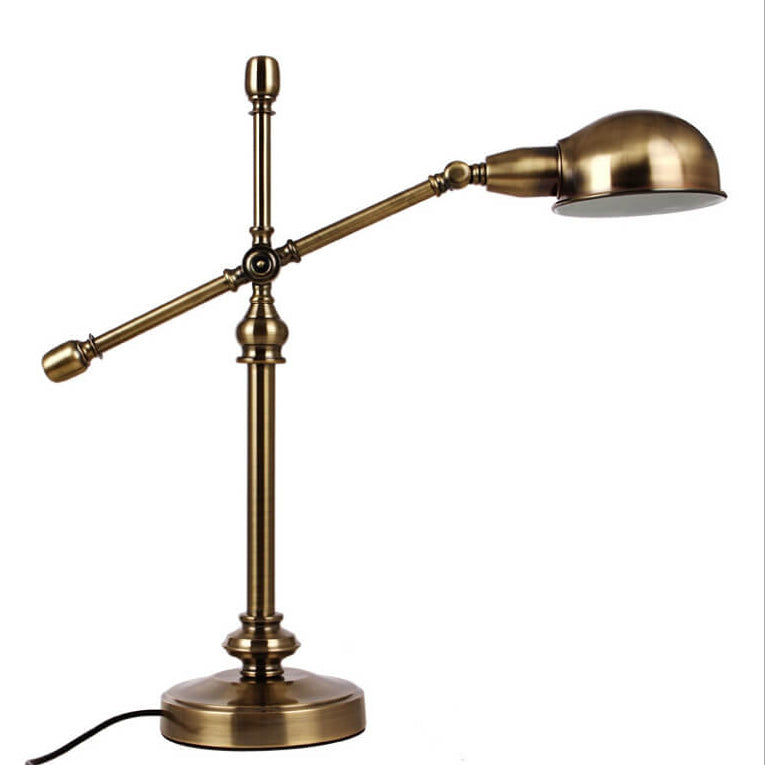 Simple Industrial Iron Eye Protection 1-Light Table Lamp, Retro Vintage Desk Lamp, Adjustable Height Lighting, Stylish Workspace Illumination, Modern Home Decor, E26 Base Light Fixture, Study Room Desk Light, Durable Iron Construction, Minimalist Design,