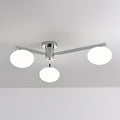 Nordic Light Luxury Glass Ball Semi-Flush Mount Ceiling Light - 3/4/5 Lights
