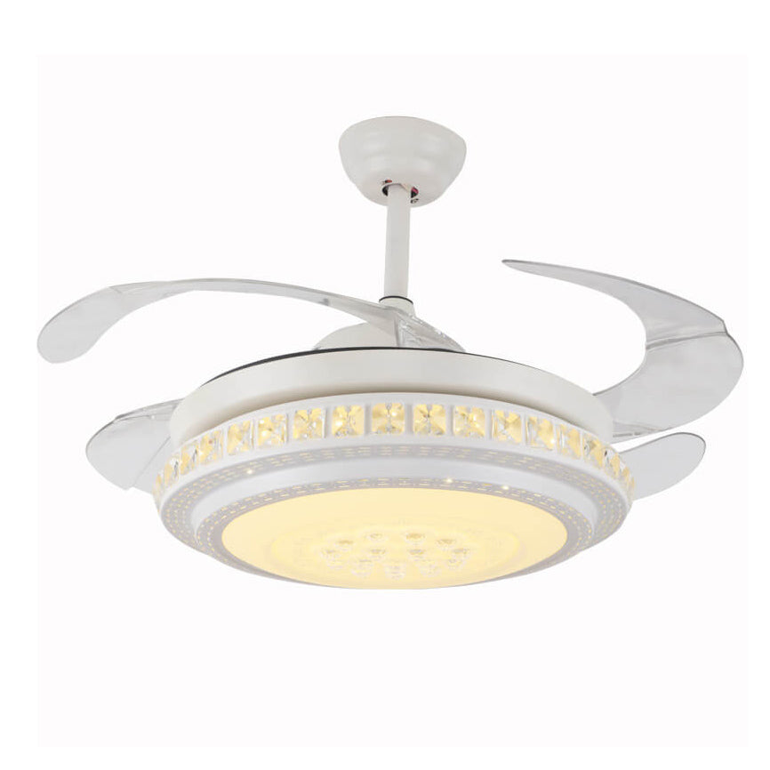 Modern Minimalist Star Piano Design LED Ceiling Fan Light