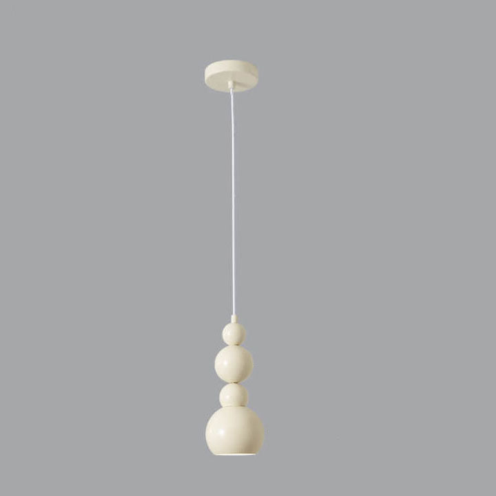 Creative Cream Iron Gourd Skewers Chandelier - 4/8 Light Modern Lighting Fixture