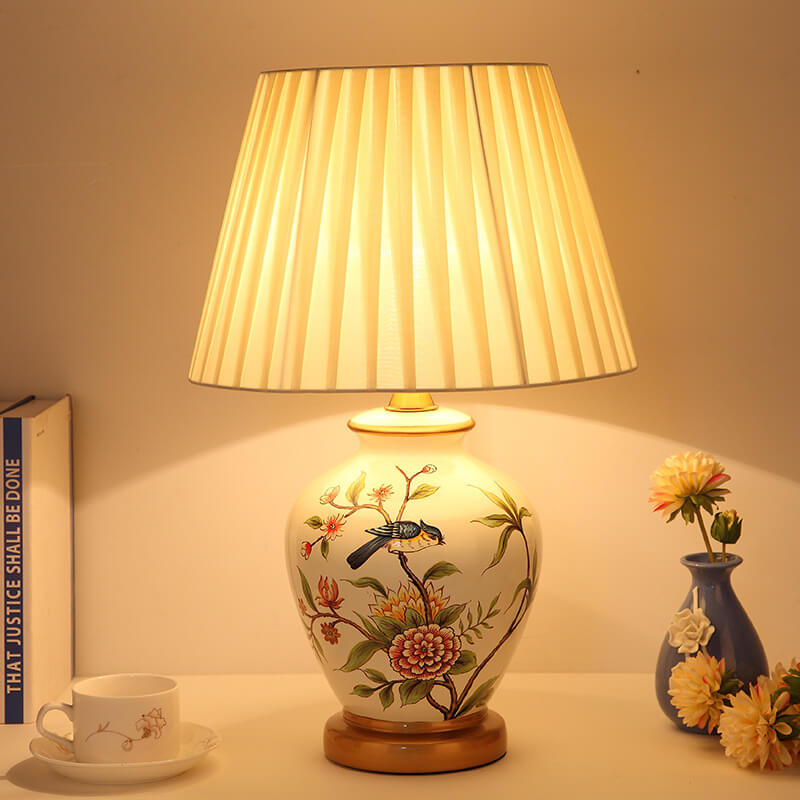 Modern Creative Warm Ceramic Cylindrical 1-Light Table Lamp | Stylish Home Lighting | Contemporary Desk Lamp | Unique Ceramic Design | Warm White Light | Minimalist Table Lamp | Bedroom Nightstand Lamp | Living Room Decor | Elegant Lighting Solution | Art