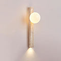 Traditional Japanese Yellow Travertine Lighting Fixture 2-Lights for Hallway