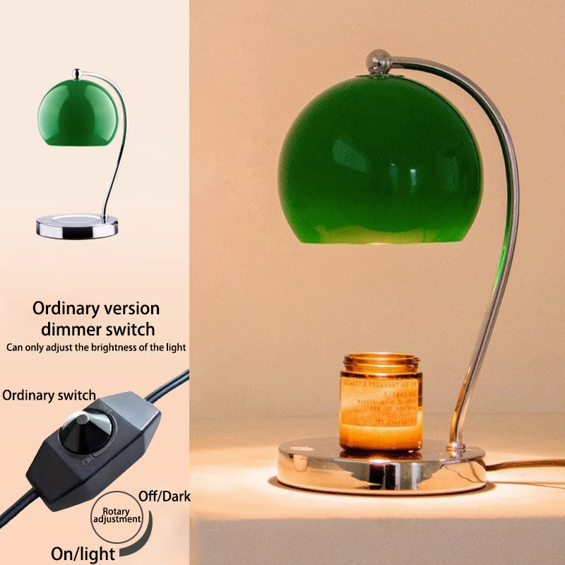 Contemporary Scandinavian Iron Stainless Steel Round Ball 1-Light Melting Wax Table Lamp for Bedroom, Modern Home Decor, Minimalist Lighting, Elegant Accent Lamp, Warm White Light, Unique Design, Stylish Nightstand Lamp, Luxury Lighting for Living Room, S