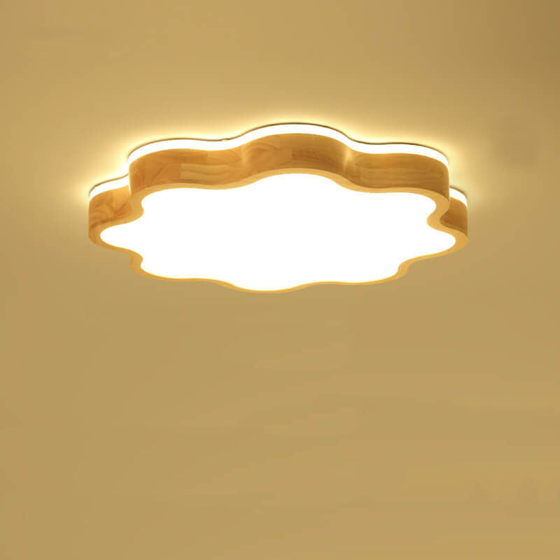 Nordic Wooden Flower LED Ceiling Light - Flush Mount Fixture 

Illuminate your space with this stylish Nordic-inspired wooden ceiling light. Featuring a unique flower shape, this LED flush mount fixture combines elegance with energy efficiency. Perfect fo