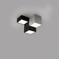 Modern Minimalist Cube LED Flush Mount Ceiling Light for Living Room