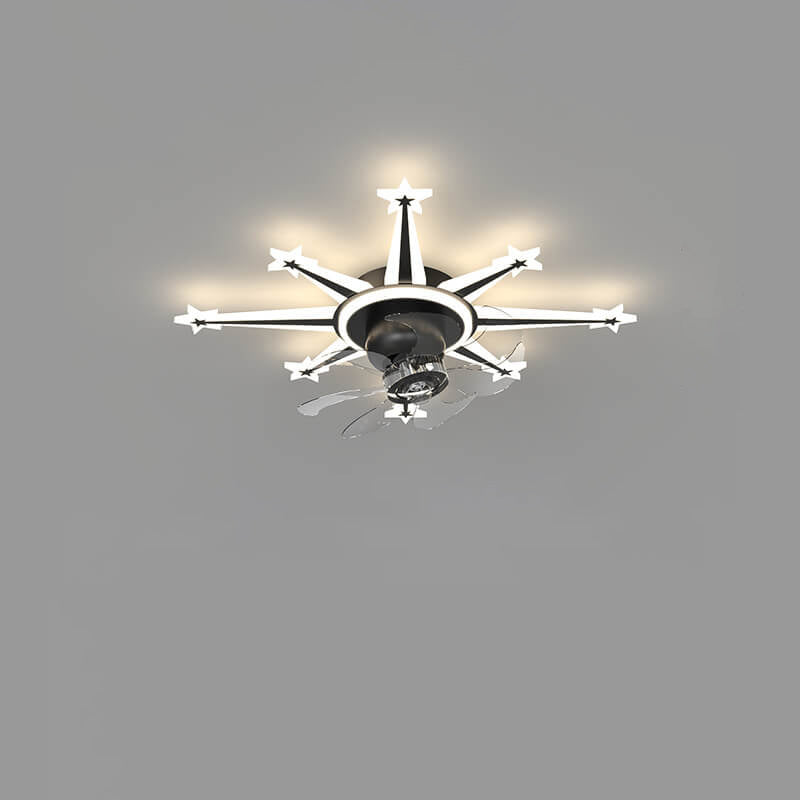 Childlike Creative Meteor LED Ceiling Fan Light

Illuminate your child's room with our Childlike Creative Meteor LED Ceiling Fan Light. This unique flush mount design combines fun and functionality, featuring a meteor-inspired shape that captures the imag