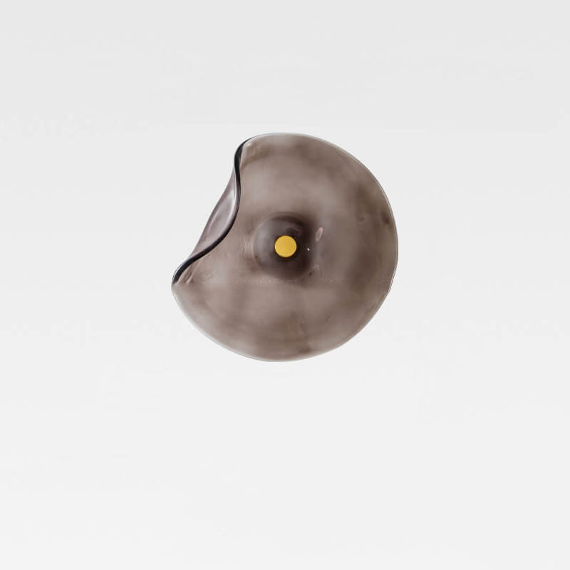 Nordic Minimalist Round Glass LED Wall Sconce Lamp