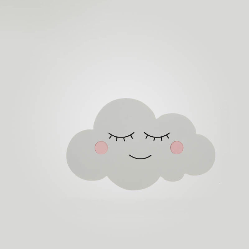 Nordic Creative Clouds Iron Emoji LED Kids Wall Sconce Lamp | Decorative Lighting for Children's Room | Playful Cloud Design | Bright LED Wall Light | Modern Nursery Decor | Fun Bedroom Wall Fixture | Cute Night Light for Kids | Unique Gift for Children |
