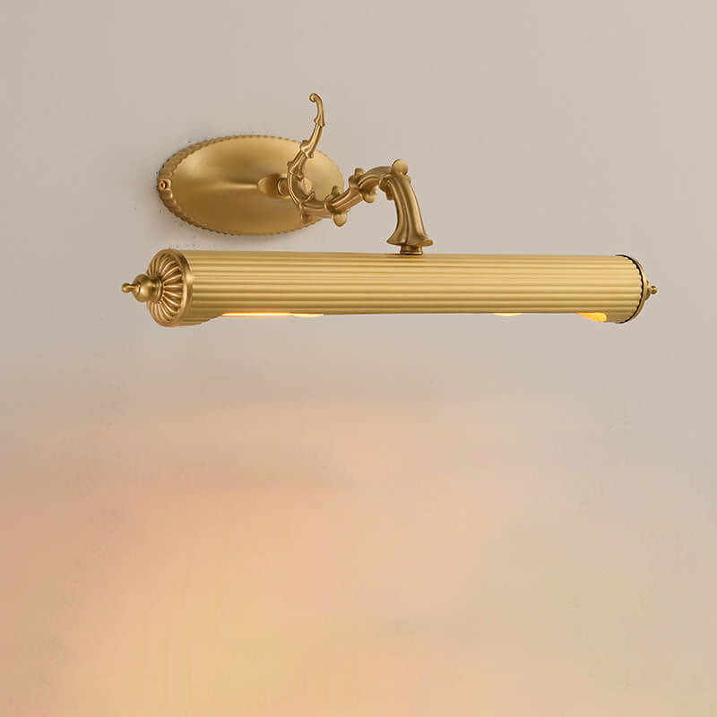 French Antique Copper 2-Light Wall Sconce Mirror Lamp