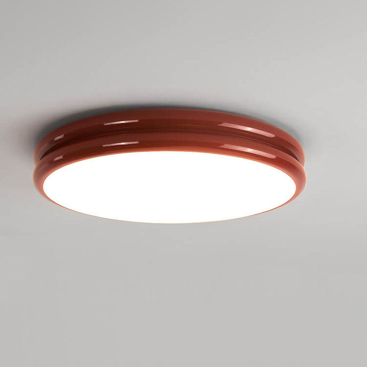 Modern Eye Care Children's Wrought Iron Round LED Flush Mount Light