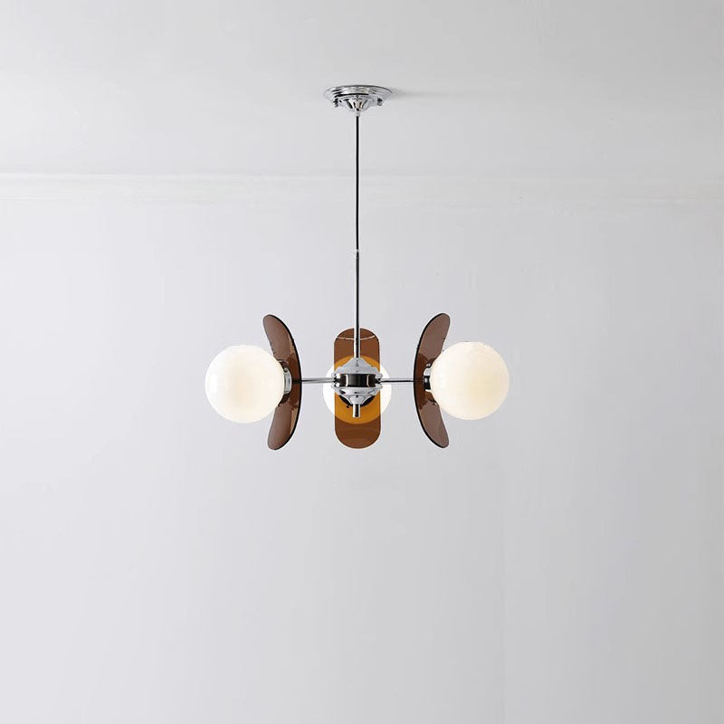 Modern Mid-Century Acrylic Magic Bean Chandelier - 3/5/6/8-Light for Living Room