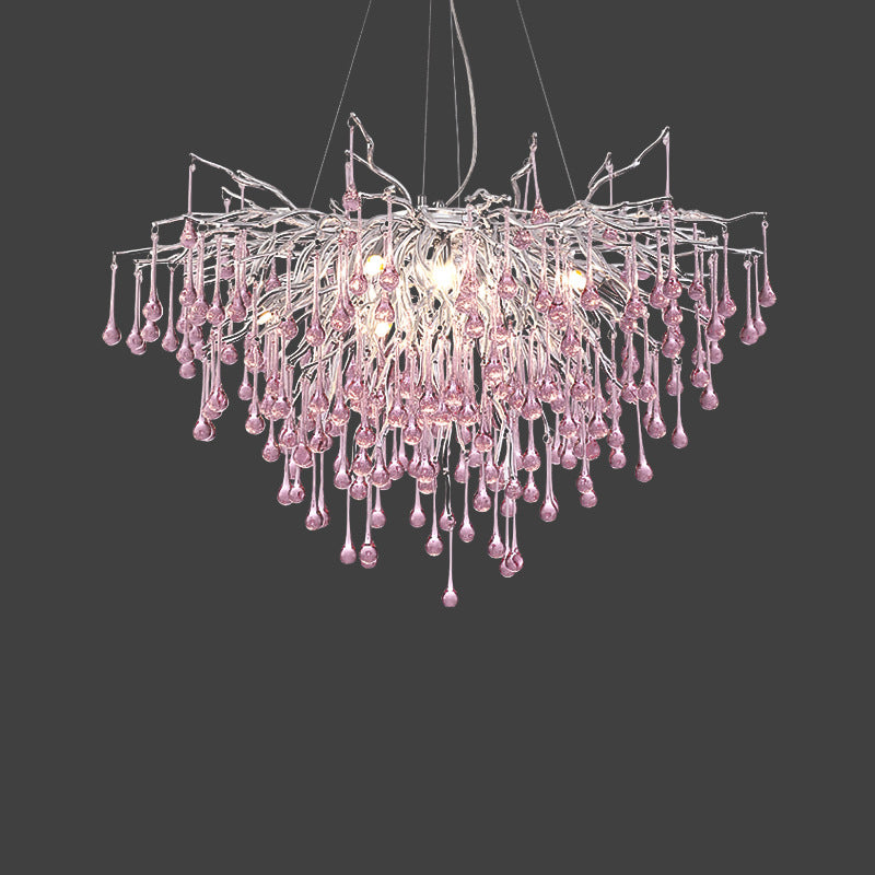 Modern Luxury Crystal Glass Chandelier - 6/8/10/14 Branch Design for Dining Room
