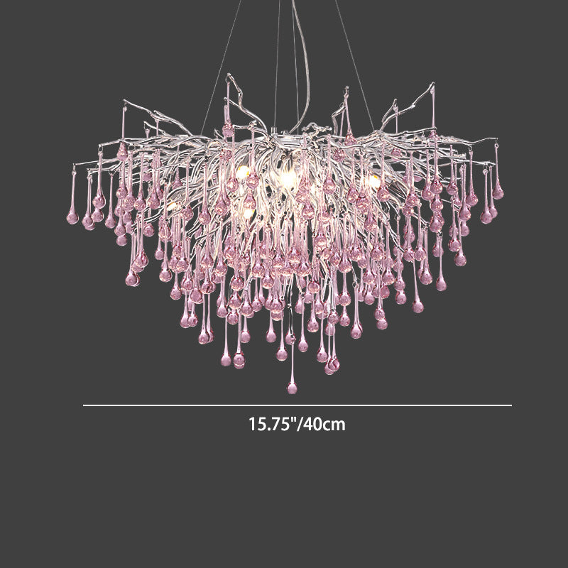 Modern Luxury Crystal Glass Chandelier - 6/8/10/14 Branch Design for Dining Room