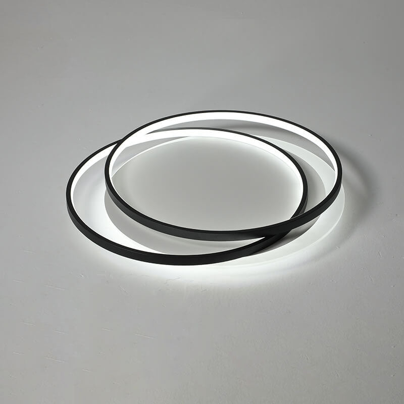 Nordic Luxury Aluminum LED Flush Mount Ceiling Light