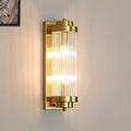 Traditional European Iron Glass Wall Sconce - 2-Light Lamp for Living Room
