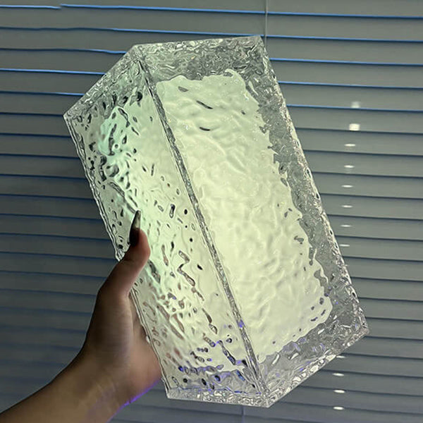 Acrylic RGB LED Ice Cube Table Lamp - Color Changing Decorative Light