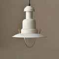 Scandinavian Industrial Iron Round Pendant Light 1-Light