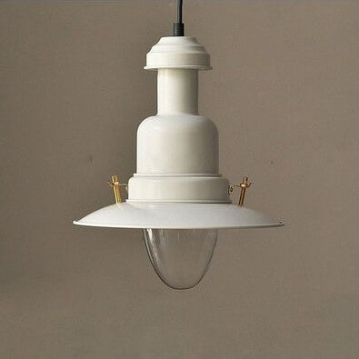 Scandinavian Industrial Iron Round Pendant Light 1-Light