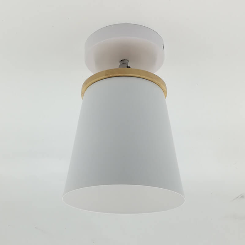 Nordic Macaron Semi-Flush Mount Ceiling Light - Modern Design, Minimalist Style, Adjustable Lighting, Living Room Fixture