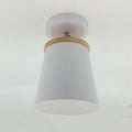 Nordic Macaron Semi-Flush Mount Ceiling Light - Modern Design, Minimalist Style, Adjustable Lighting, Living Room Fixture