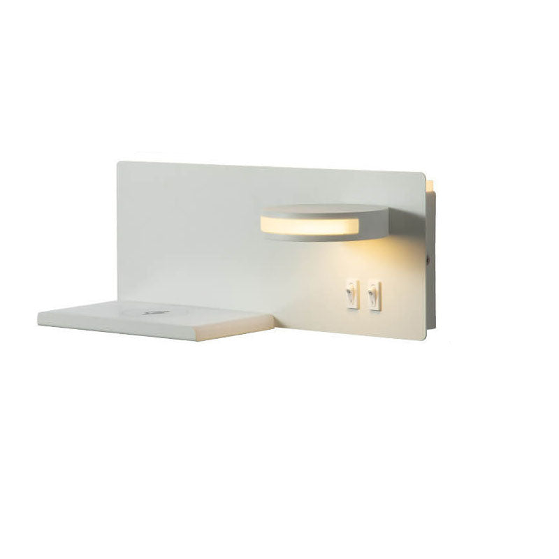 Modern USB Smart LED Wall Sconce Lamp, Flat Design, Reading Light, Energy-Efficient, Minimalist Style, Adjustable Brightness, USB Charging, Home Decor, Indoor Lighting, Contemporary Wall Fixture