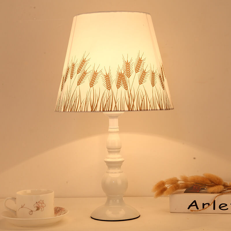 Modern Floral Iron Vase Base Table Lamp - 1-Light Design, Stylish Home Decor, Elegant Lighting, Contemporary Floral Accent, Adjustable Brightness Option