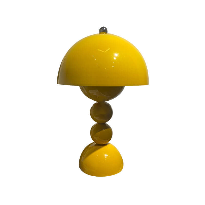 Contemporary Nordic Metal Mushroom Pod Table Lamp - 1-Light Bedroom Accent