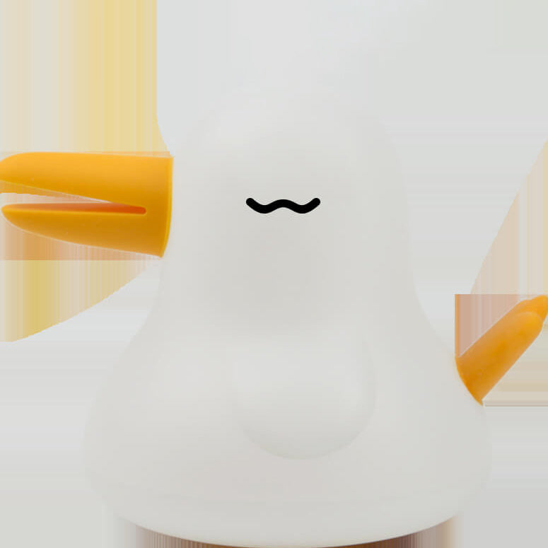 Cartoon Kiwi Bird Silicone Rechargeable Timer Dimmable LED Decorative Table Lamp Cute Nursery Night Light Portable Kids Room Lighting Gift for Children Home Decor Modern Design Battery Operated Adjustable Brightness ребенка освещение