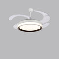 Nordic Invisible Fan LED Ceiling Light Downrod Design