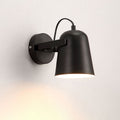 Nordic Macaron Iron Cylinder Dome Wall Sconce Lamp - 1-Light Modern Fixture for Home Decor, Stylish Lighting for Living Room, Bedroom, and Hallway