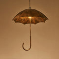 Contemporary Industrial Round Iron 5-Light Umbrella Chandelier - Living Room Lighting Decor