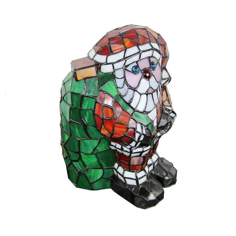 Tiffany Style Stained Glass Animal Table Lamp - Decorative 1-Light Illumination