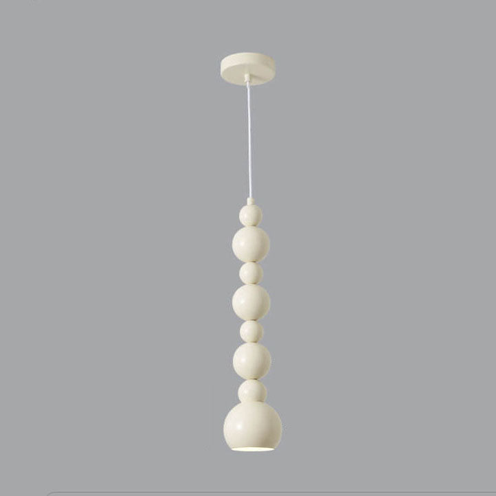 Creative Cream Iron Gourd Skewers Chandelier - 4/8 Light Modern Lighting Fixture