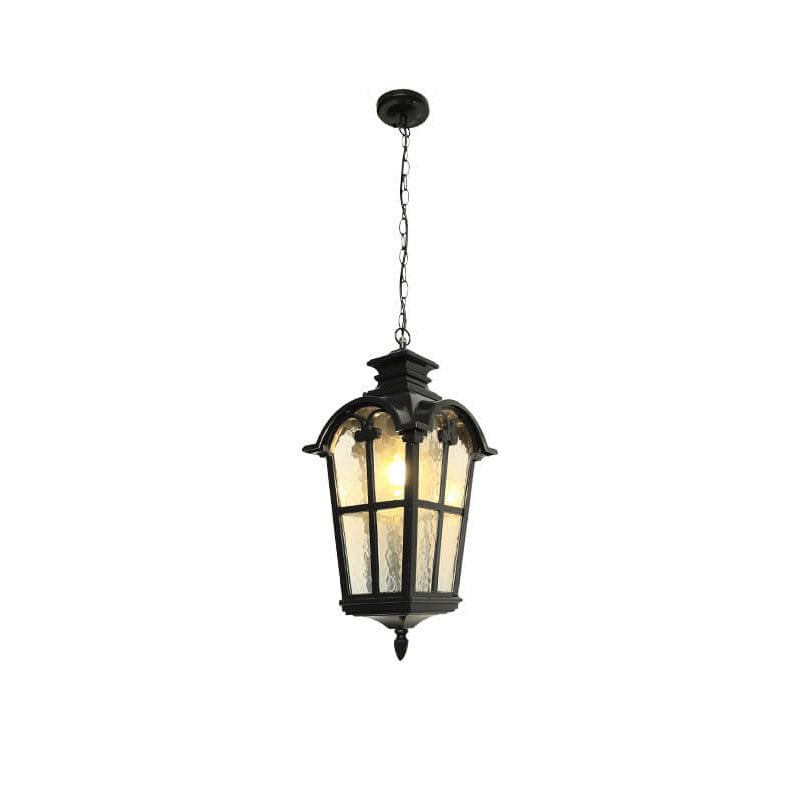 Traditional Die-cast Aluminum Waterproof Outdoor Pendant Light - 1-Light Fixture