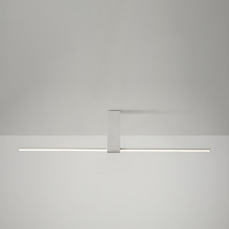 Modern Minimalist Aluminum Acrylic LED Semi-Flush Mount Ceiling Light for Hallway