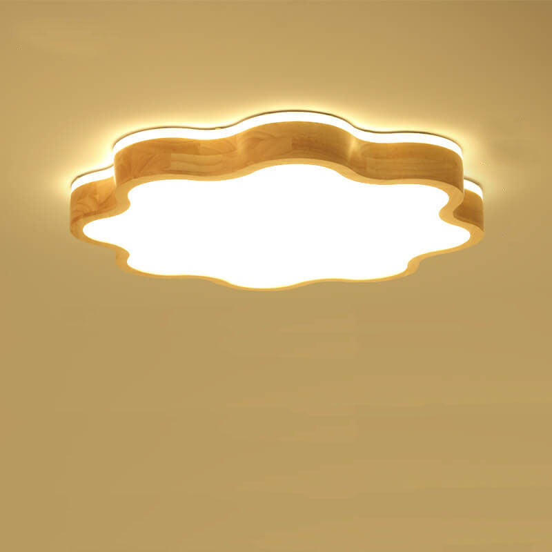 Nordic Wooden Flower LED Ceiling Light - Flush Mount Fixture 

Illuminate your space with this stylish Nordic-inspired wooden ceiling light. Featuring a unique flower shape, this LED flush mount fixture combines elegance with energy efficiency. Perfect fo