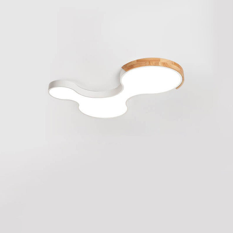 Nordic Macaron Shaped Block Clouds LED Flush Mount Ceiling Light, Modern Decorative Lighting for Home, Stylish Kids Room Illumination, Contemporary Ceiling Fixture, Soft Pastel Colors, Energy Efficient LED Design, Unique Aesthetic Lighting, Nursery and Be