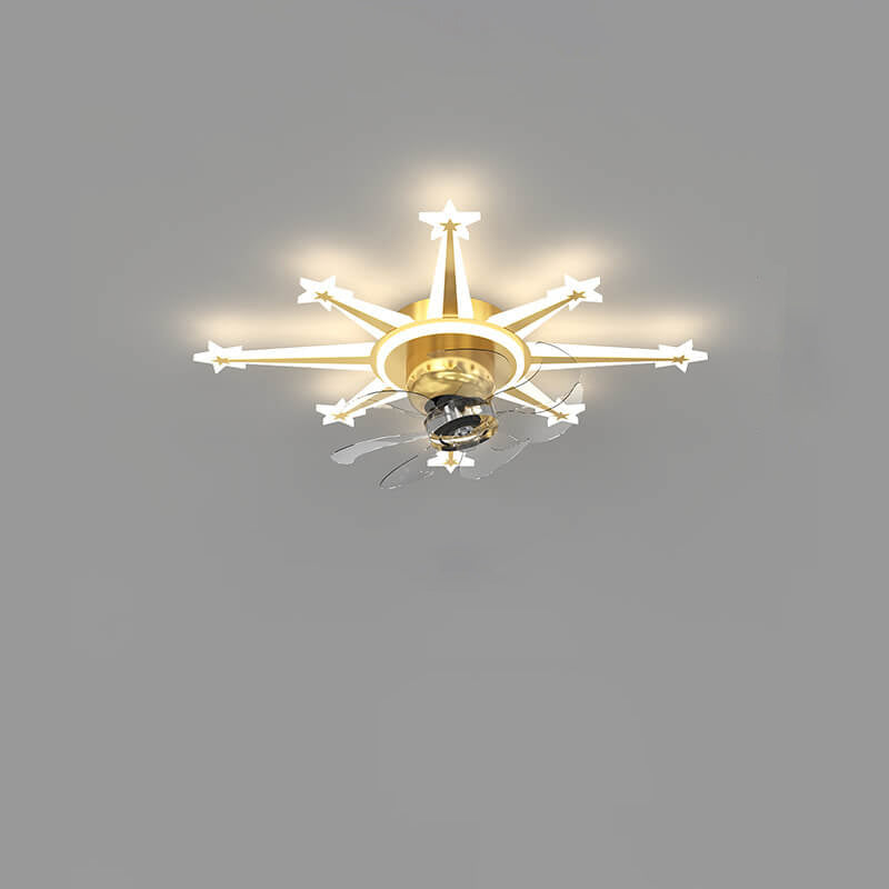 Childlike Creative Meteor LED Ceiling Fan Light

Illuminate your child's room with our Childlike Creative Meteor LED Ceiling Fan Light. This unique flush mount design combines fun and functionality, featuring a meteor-inspired shape that captures the imag