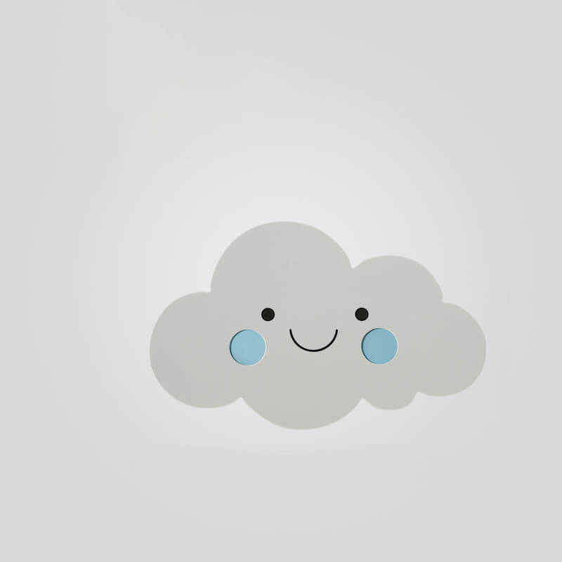 Nordic Creative Clouds Iron Emoji LED Kids Wall Sconce Lamp | Decorative Lighting for Children's Room | Playful Cloud Design | Bright LED Wall Light | Modern Nursery Decor | Fun Bedroom Wall Fixture | Cute Night Light for Kids | Unique Gift for Children |
