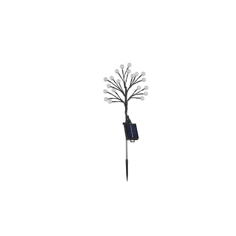 Solar Modern ABS Crystal Branch Outdoor LED Light - Decorative Ground Plug Design