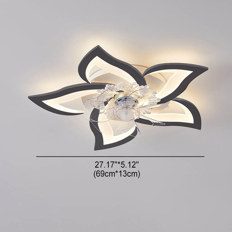 Scandinavian Luxury LED Flush Mount Ceiling Fan Light

Enhance your space with this Scandinavian modern luxury ceiling fan light, featuring a sleek design that combines iron, acrylic, and plastic materials. Ideal for contemporary homes, this energy-effici